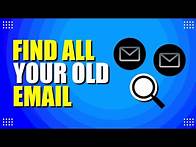 Video thumbnail for How To Find All Your Old Email Addresses (Easy Way)