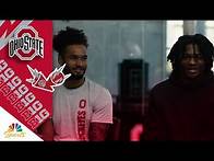 Video thumbnail for How Ohio State star WRs Emeka Egbuka, Jeremiah Smith make each other better | NBC Sports