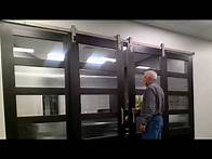 Video thumbnail for Synchronize a pair of biparting barn doors with the Pair Linking Kit by Goldberg Brothers