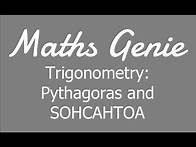 Video thumbnail for Trigonometry Pythagoras and SOHCAHTOA
