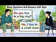 Video thumbnail for English Conversation Practice with Topic | Basis Introduction | English Speaking Practice