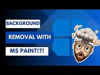 Video thumbnail for Remove Background from Images with Paint! - No Skill Needed!
