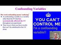 Video thumbnail for Extraneous vs. Confounding Variables: VCE Psychology