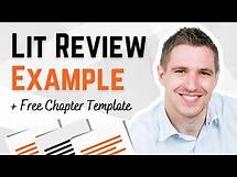 Video thumbnail for Literature Review Example & Sample: Full Walkthrough + Free Proposal Template