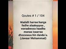 Video thumbnail for Jechoota hayyootaa adunyaa keessa muraasa