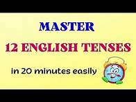 Video thumbnail for Master all 12 English Tenses - English Grammar lesson