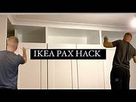Video thumbnail for Ikea Pax Wardrobes - DIY Built In | LOOKS AMAZING! | Pt 2