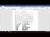 Video thumbnail for MS Word All Important Keyboard Shortcut Keys for Word 2003 to 2016