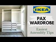 Video thumbnail for IKEA Wardrobe Tips | How to Build an IKEA Pax Wardrobe Part 1