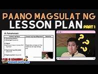 Video thumbnail for (PART 1) PAANO GUMAWA NG LESSON PLAN SA FILIPINO | WITH DEMO TEACHING