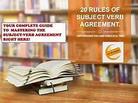 Video thumbnail for 20 Rules of SUBJECT-VERB Agreement!