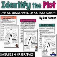 Video thumbnail for Plot Worksheets or Task Cards: Complete the Plot Diagram for 4 Practice Passages