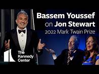 Video thumbnail for Bassem Youssef on Jon Stewart | 2022 Mark Twain Prize
