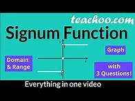 Video thumbnail for Signum Function - Graph, Examples, Domain, Range [Most detailed video with EXAMPLES]