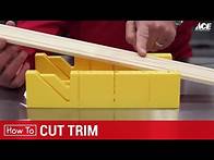 Video thumbnail for How To Cut Wood Trim - Ace Hardware