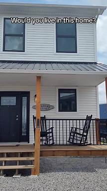 Video thumbnail for Live in Our Modern Farmhouse | Front Porch & Home Exterior Tour