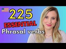 Video thumbnail for Learn 225 Advanced English Phrasal verbs for speaking