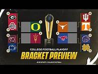 Video thumbnail for College Football Playoff Bracket Prediction: SC makes semi-final, Ducks win National Championship