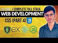 Video thumbnail for Lecture 7: CSS(Part 4)| Opacity, Transitions, Transformations,Box Shadow, Position Properties in CSS