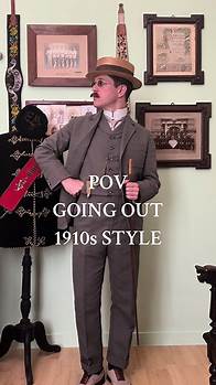 Video thumbnail for Valerio Bonanno (@valerio.bonanno) - Summer Fashion Inspiration: 1910s Style Trends