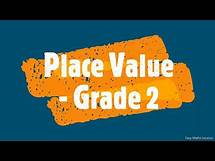 Video thumbnail for Introduction to Place value - Grade 2