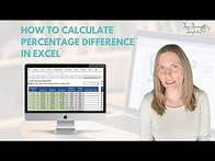 Video thumbnail for How to Calculate the Percentage Difference between 2 values