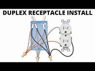 Video thumbnail for Electrical 101: How To Install A Duplex Receptacle (3+ Wires)(Residential)