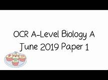 Video thumbnail for OCR A-Level A Biology June 2019 Paper 1 [Walkthrough and Tutorial]