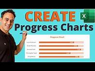 Video thumbnail for How to Create a Progress Chart in Microsoft Excel