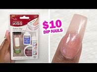 Video thumbnail for DIY Salon Quality Nails with Kiss Dip Powder