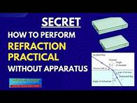Video thumbnail for Revealed WAEC 2025 PRE-PRACTICAL: How to Perform Refraction Practicals Without Apparatus!