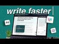 Video thumbnail for 7 AI-Powered Writing Tools That Actually Make a Difference