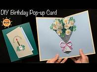 Video thumbnail for DIY FLOWER POP UP CARD l HANDMADE BIRTHDAY CARD