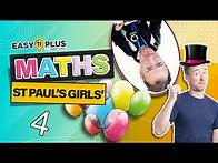 Video thumbnail for St Paul's Girls' School - SPGS | Maths (lesson 4) | Easy 11 Plus LIVE 114