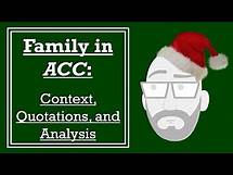 Video thumbnail for Family in 'A Christmas Carol': Context, Quotations, and Analysis