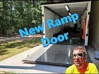 Video thumbnail for Enclosed Trailer Door Makover (Diamond Plate)