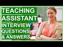 Video thumbnail for TEACHING ASSISTANT Interview Questions and Answers - How To PASS a TEACHER Interview!