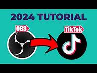 Video thumbnail for How To Stream To TikTok LIVE From OBS In 2024 - Complete Tutorial For Beginners