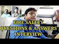 Video thumbnail for Fire Safety Interview Questions & Answers