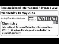 Video thumbnail for Unit 1 June 2023 - AS Chemistry Edexcel - Dr Hanaa Assil