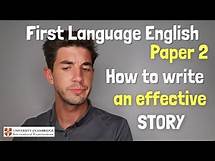 Video thumbnail for iGCSE First Language English - Paper 2 - How to write an effective story