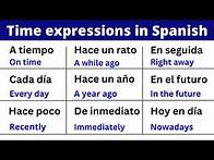 Video thumbnail for 50 Essential Time Expressions in Spanish