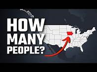 Video thumbnail for US states ranked by population 2025