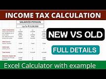 Video thumbnail for Income Tax Calculation FY 2023-24(AY 2024-25) | Old Income Tax vs New Income Tax calculator