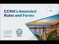 Video thumbnail for CCMA’s Amended Rules and Forms