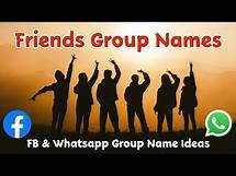 Video thumbnail for Best 20 Friends group names | group name ideas | group name for friends 2023