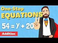 Video thumbnail for How To Solve: ONE STEP EQUATIONS | Year 7 Maths Lesson UK