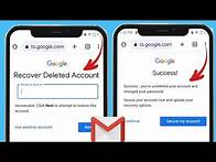 Video thumbnail for How to Recover a Permanently Deleted Gmail Account 2024 | Deleted Google Account Recovery