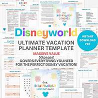 Video thumbnail for Disneyworld Planning | WDW Travel Planner Template | Printable Planner | Vacation Countdown | Cheat Sheets for All 4 Park Sections - Etsy
