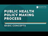 Video thumbnail for (P002) Public Health Policy Making Process - Basic Concepts